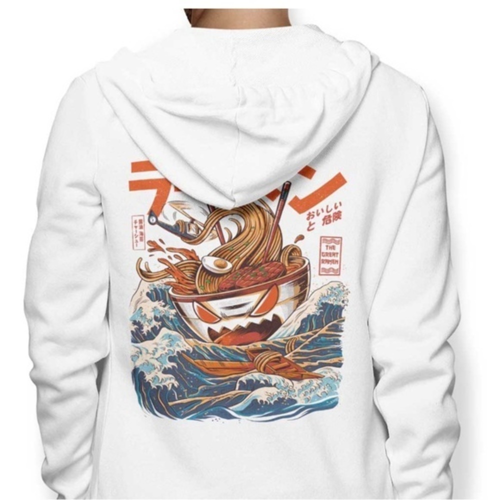 THREADLESS Great Ramen Off Kanagawa - Hoodie size large